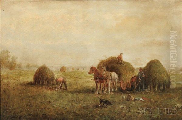 Loading Hay - view 1