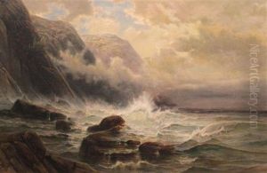 Rocky Seascape by Carl Philipp Weber