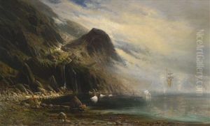 A Ship In The Fog by Carl Philipp Weber