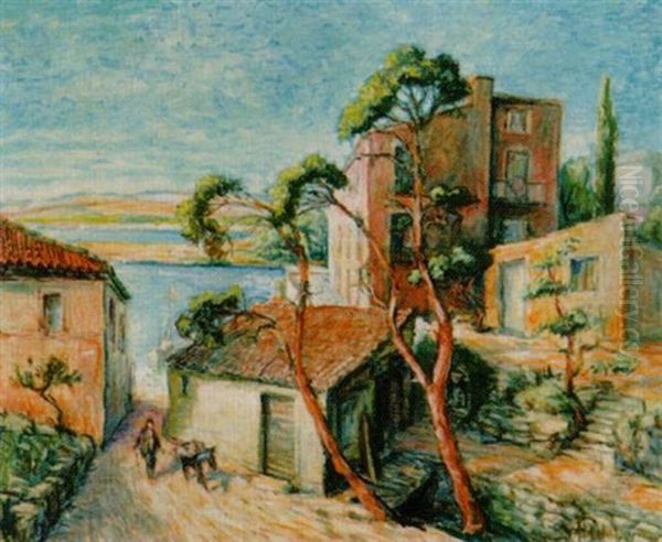 Sudlandische Landschaft Mit Hauser - view 1