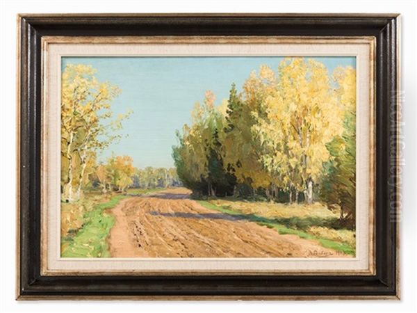 Summer Landscape With Forest Road - view 1