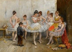 A Lull In The Ballet by Maria (Philips-Weber) Weber