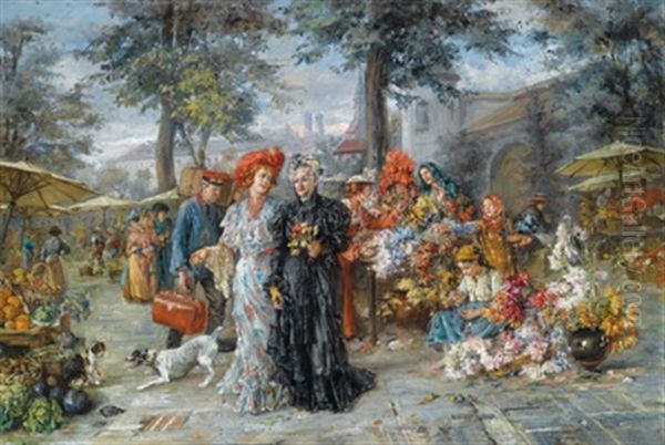 Blumenmarkt In Munchen - view 1