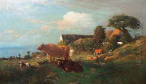Bauernhof Mit Meerblick by Otto Weber