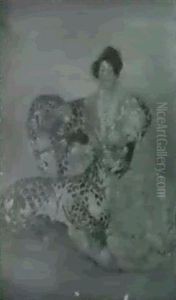 Lady With Leopards by Sarah S. Stilwell Weber