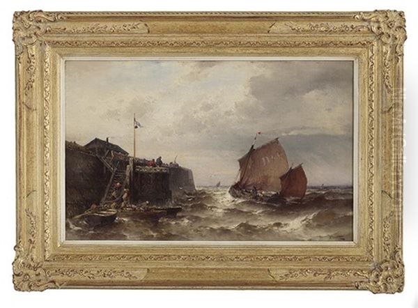 Fishing Boats On Choppy Seas - view 1