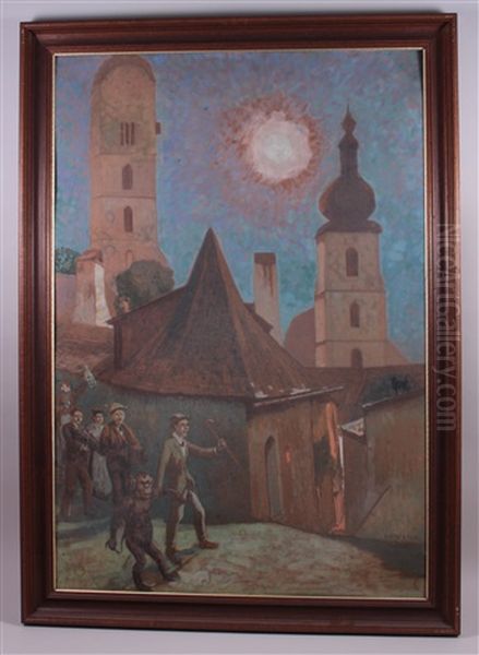 Am Heimweg Vom Heurigen In Krems/stein - view 1