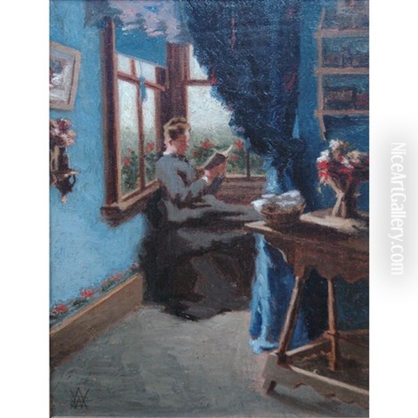 Reading By A Window - view 1