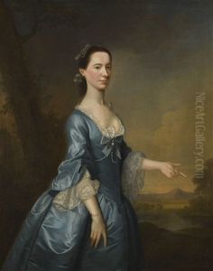 Portrait Of Mrs Hannah Maria Edmunds, Nee Offley Portrait Of Mrs Hannah Maria Edmunds, Nee Offley