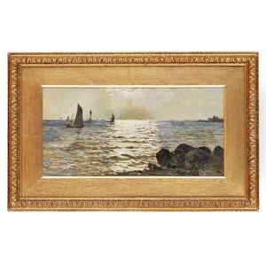 Fishing Boats Off The Fife Coast - Summer by R. Wellesley Webster