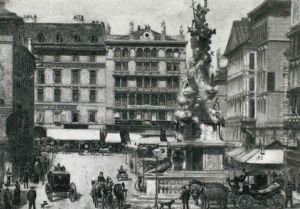 Der Graben In Wien by Ferdinand Weckbrodt
