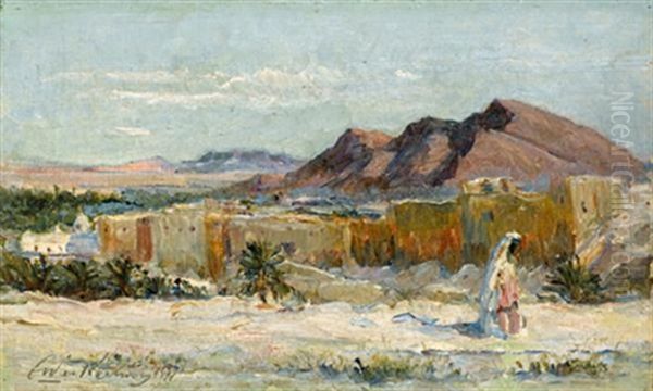 Douar Dans La Plaine Du Hodna - view 1