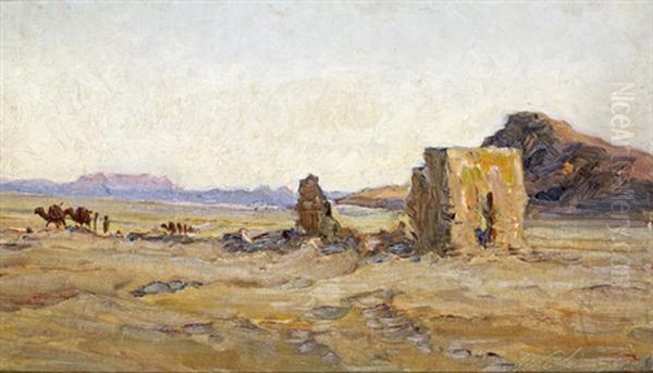 Les Monts Du Hodna Vus De L'ancienne Route De Msila - view 1