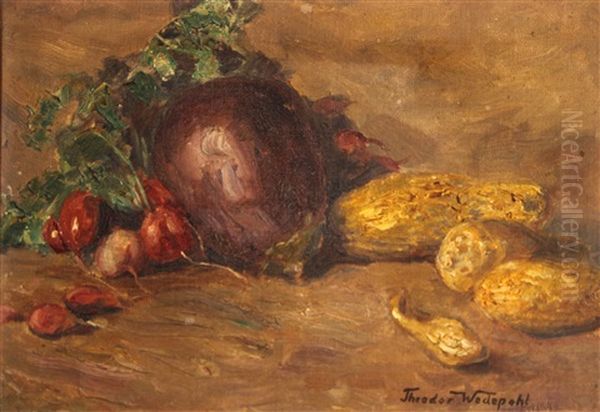 Still Life With Eggplant And Squash - view 1