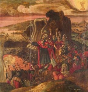 Moses Schliest Die Fluten Des Roten Meeres