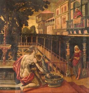 David Und Bathseba by Dietrich Wedermeier