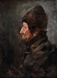 Portret Starca by Lucjan Wedrychowski