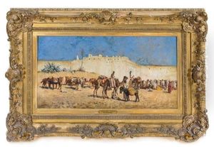 Marketplace, Tangiers by Edwin Lord Weeks