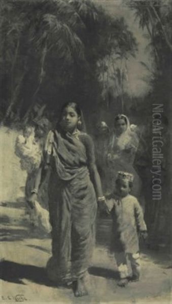 Bombay Women And Children Out For A Holiday - view 1