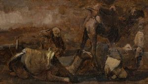 Study Of Camels, North Africa by Edwin Lord Weeks