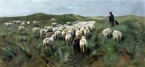 Herder Met Zijn Kudde
