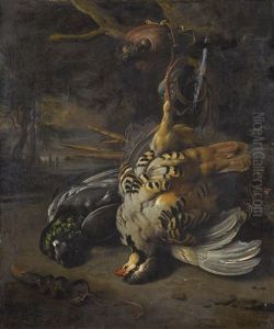Still Life With A Dead Partridge, On A Forest Floor