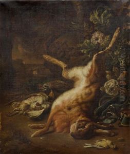 Still-life With A Slain Rabbit by Jan Weenix