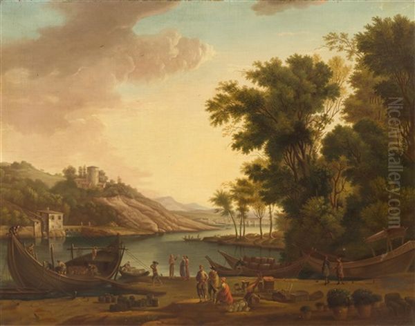 View Of A Mediterranean Harbour - view 1