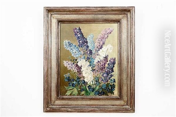 A Bouquet Of Delphiniums - view 1