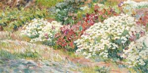 Bordure De Fleurs A La Fosette (1924) by Anna de Weert