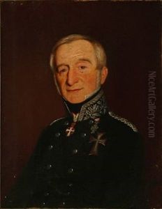Portrait Of A Knight Of The Dannebrog (one Of The Artist's Relatives?)
