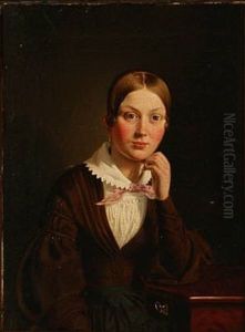 Portrait Of The Artist's Sister, Johanne Wanscher