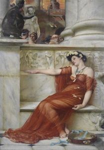 Revelry by John Reinhard Weguelin