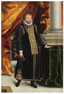 A Portrait Of Elector Johann Georg Von Brandenburg A Portrait Of Elector Johann Georg Von Brandenburg