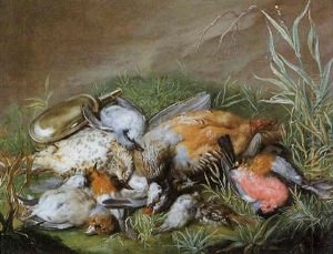Natura Morta Con Cacciagione by Christian Mattheus Wehrlin