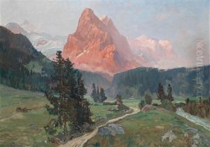 Am Eiger by Viktor Weichart