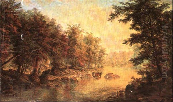 Southern Landscape With Figures - view 1