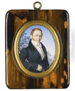 Portrait Of A Gentleman by Ignaz Joseph Weidlich