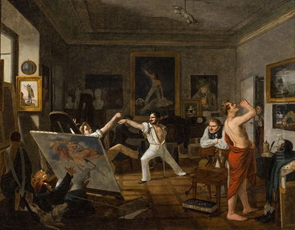 In The Painter's Studio - view 1
