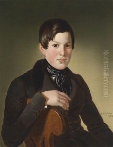 Bildnis Eines Knaben by Joseph Weidner