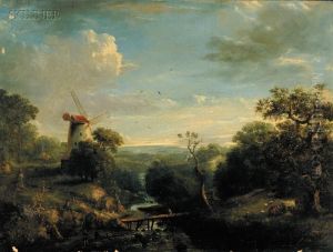 View In Co Down, Ireland by Henry, Brocas Jnr.