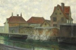 Christianshavn Towards Wilders Plads, Copenhagen by Edvard Weie