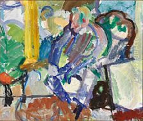 Portrait Of Art Dealer Carl Clausen - view 1