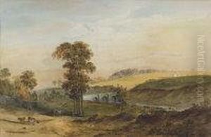 View Of Old Rathmines Near Dublin by Henry, Brocas Jnr.
