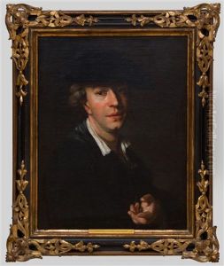 Portrait Of A Gentleman by Johann Georg Weikert