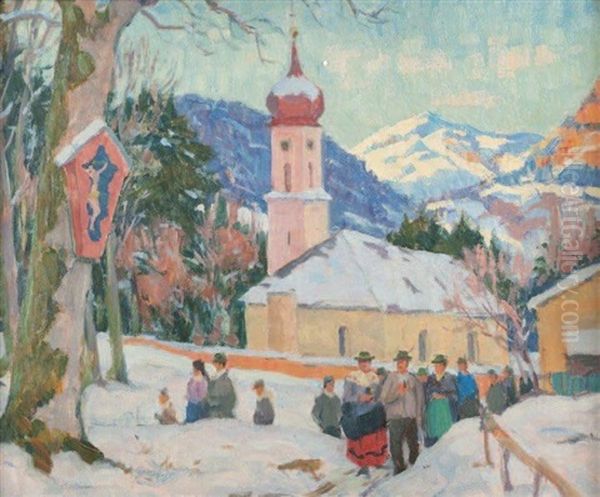 Village Sous La Neige - view 1
