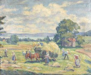 Heuernte Am Ammersee