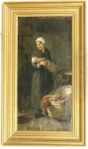 Vrouw Met Baby by Johannes Weiland