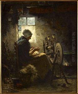 At The Spinning-wheel