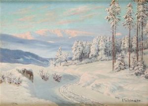 Widok Na Sniezke by Paul Weimann